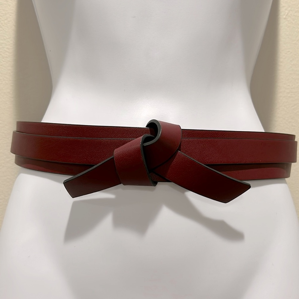 H&M Oxblood waist belt